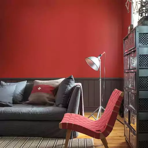 warna cat rumah elegan merah