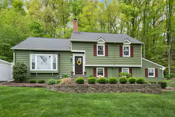 warna cat rumah terkini - hijau