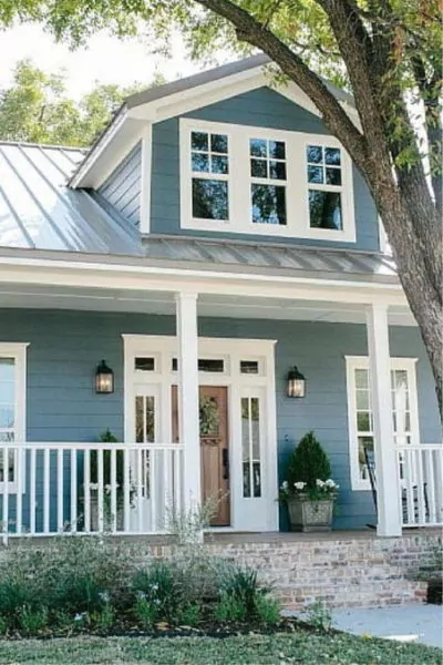 warna cat rumah yang cantik terkini - biru langit