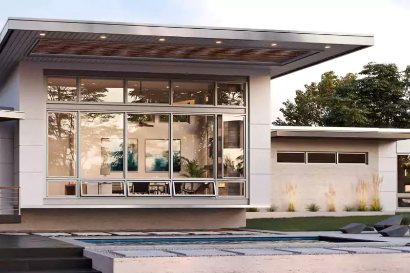 banner model jendela rumah bagian depan