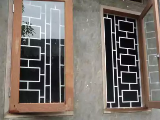 model teralis jendela frame kayu