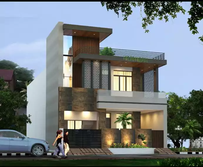 banner cor dak model dak teras rumah minimalis modern