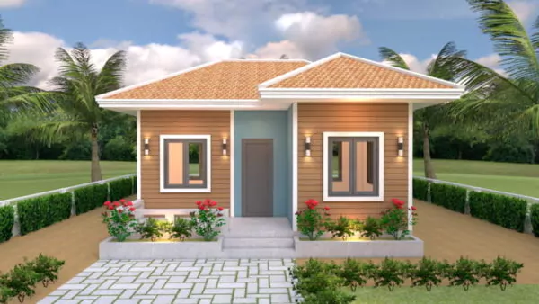 banner model teras rumah atap limas terbaru