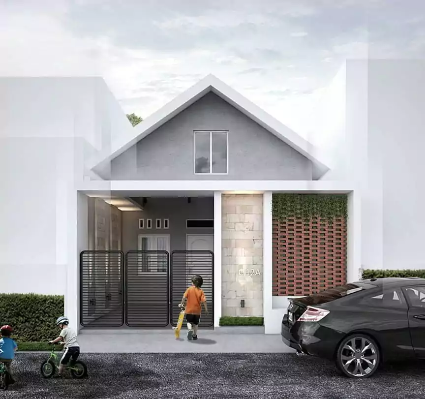 banner roster dinding teras