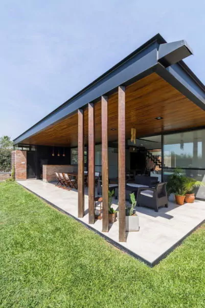 model teras rumah masa kini minimalis