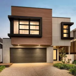 banner desain teras rumah depan