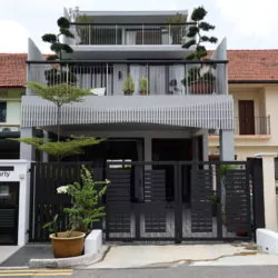 banner desain teras rumah minimalis