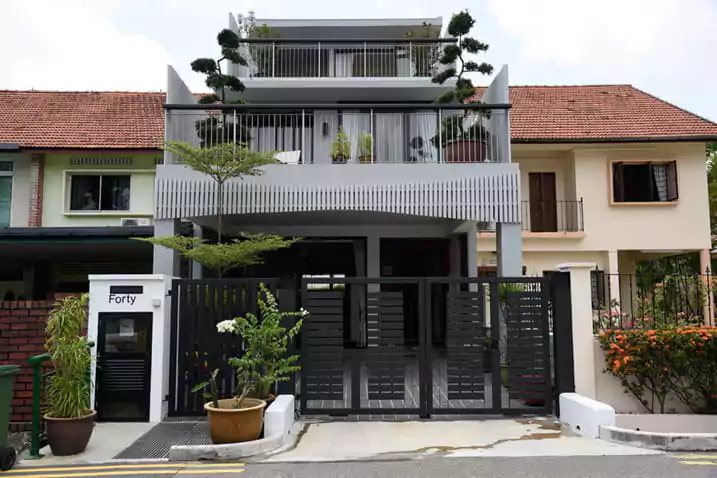 banner desain teras rumah minimalis