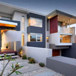 banner model teras cor dak rumah minimalis