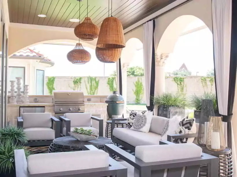 banner ruang tamu outdoor