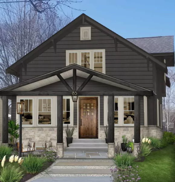 model profil tiang teras rumah kayu