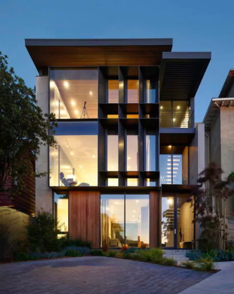 teras tampak depan rumah minimalis mewah