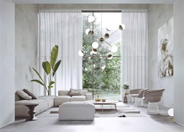 banner ruang tamu aesthetic