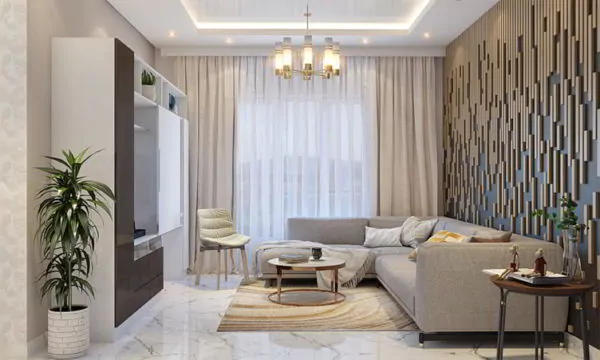 desain interior ruang tamu minimalis