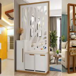 banner sekat ruang tamu kecil