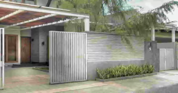Model Pagar Teras Rumah Minimalis