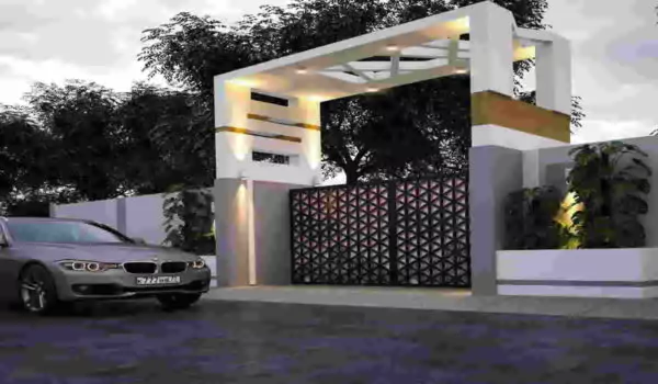 pagar rumah mewah minimalis modern