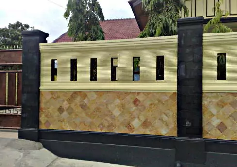 pagar tembok rumah minimalis