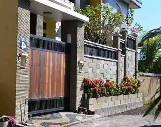 pagar minimalis modern