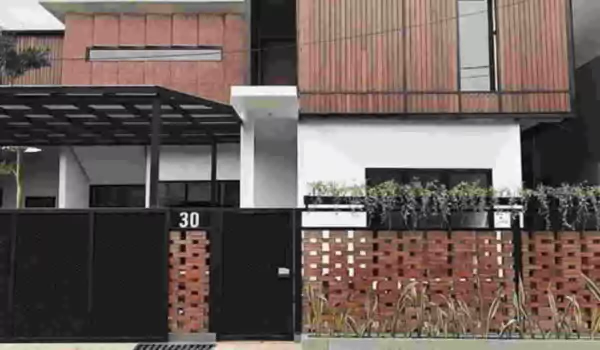pagar rumah mewah minimalis modern