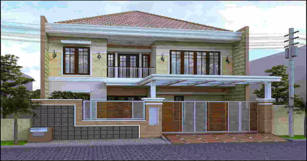 pagar rumah mewah minimalis modern