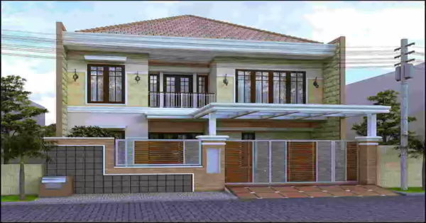 pagar rumah mewah minimalis modern