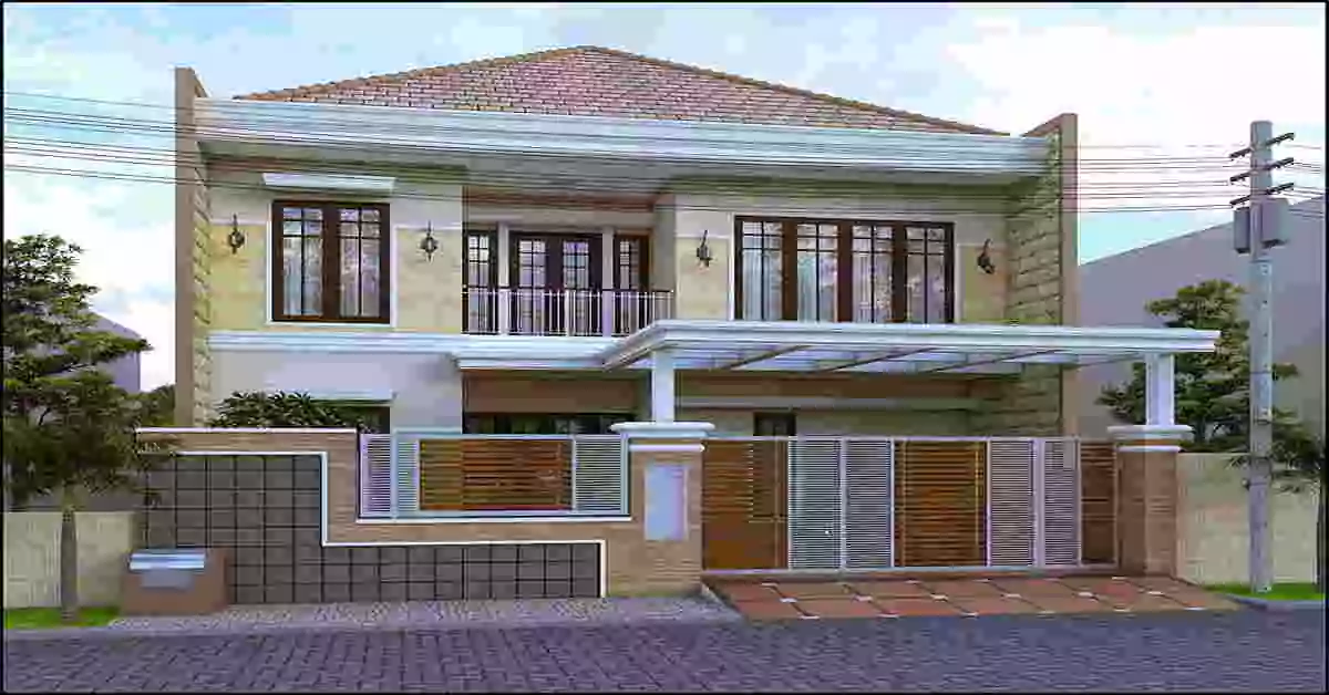 pagar rumah mewah minimalis modern
