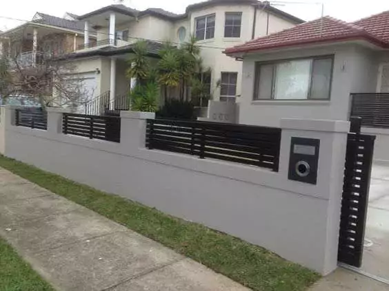 Pagar teras rumah minimalis