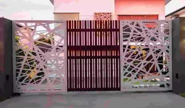 pagar rumah mewah minimalis modern