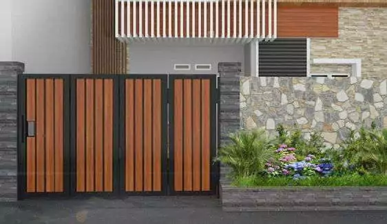 Pagar teras rumah minimalis