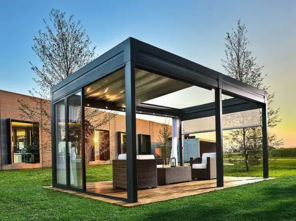 Gazebo Baja Ringan Design Panjang