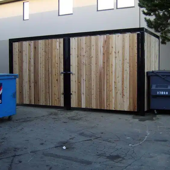 Pagar Baja Ringan Motif Kayu Tipe Vintage